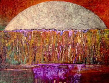 AnnBell_CedarMoon_72Interference Ann Bell used metallic & interference paints to add the magic to Cedar Moon.
